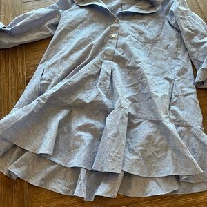 Tuckernuck chambray Ruffle Dress